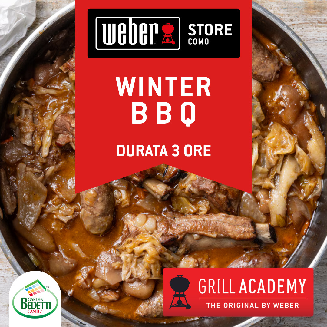 12 Dicembre 2026 ore 9,30 - WINTER BBQ - corso di barbecue